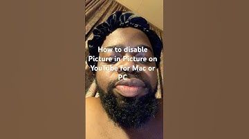 How to disable Picture in Picture on YouTube for Mac or PC #troubleshooting #youtubeshorts