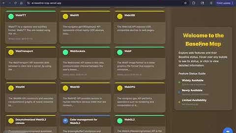 Ai Baseline Map - Baseline Tooling Hackathon by Google chrome