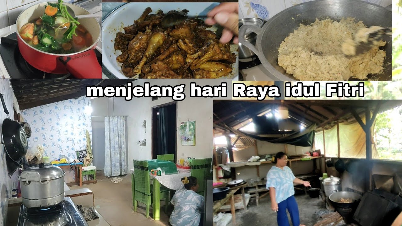 MashaAllah repot nya hari ini vlog menjelang hari raya idul Fitri