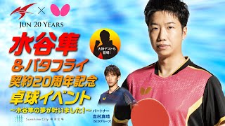 バタフライ PRAYERS OF YEAR 販促用特大タペストリー 卓球 水谷