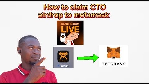 How to claim CTO airdrop to metamask.