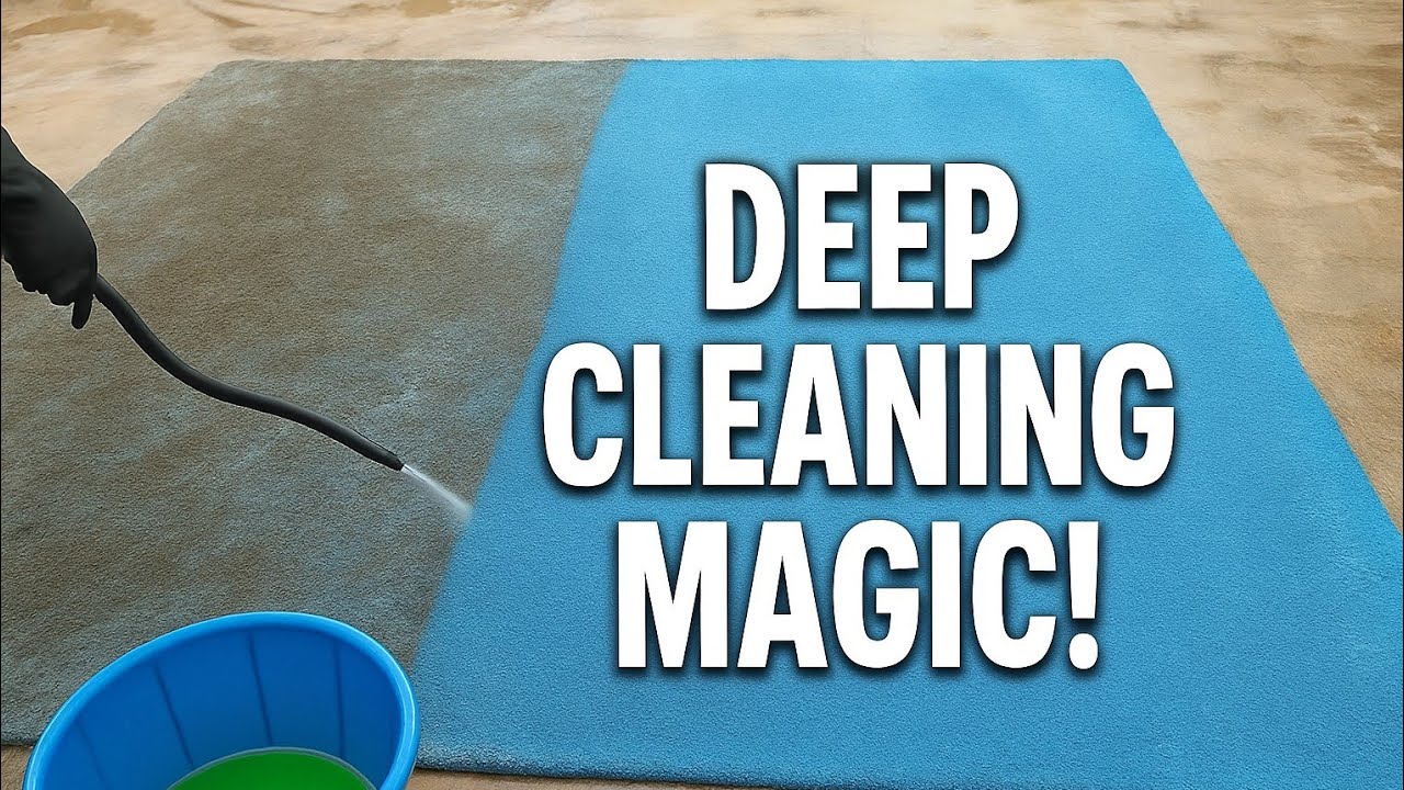 DIRTY to CLEAN! Most Satisfying Carpet Cleaning You'll Ever See!"