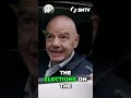 Infantino Confirms 2027 FIFA Presidency Bid #shorts
