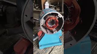3 phase grinder motor rewinding #electricalwork #motorwinding #electricalengineering