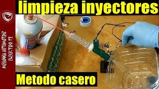 LIMPIADOR DE INYECTORES (EXPERIMENTO casero, barato y facil) afuera del auto