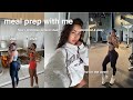 MEAL PREP WITH ME | grocery shop, how i prioritize protein daily, simplified & easy, my approach!