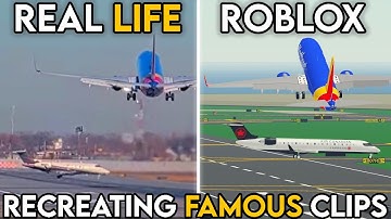 Recreating FAMOUS Aviation Videos in ROBLOX… ✈️ (PTFS) Part 2
