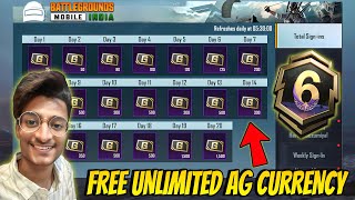 😍FREE 20000 AG CURRENCY IN BGMI & PUBG MOBILE - UNLIMITED FREE AG CURRENCY​⁠@ParasOfficialYT
