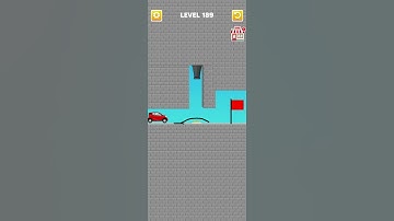 Draw Bridge puzzle level 189 #game #bridge #gameplay #puzzle #draw #games #gaming #drawing #shorts