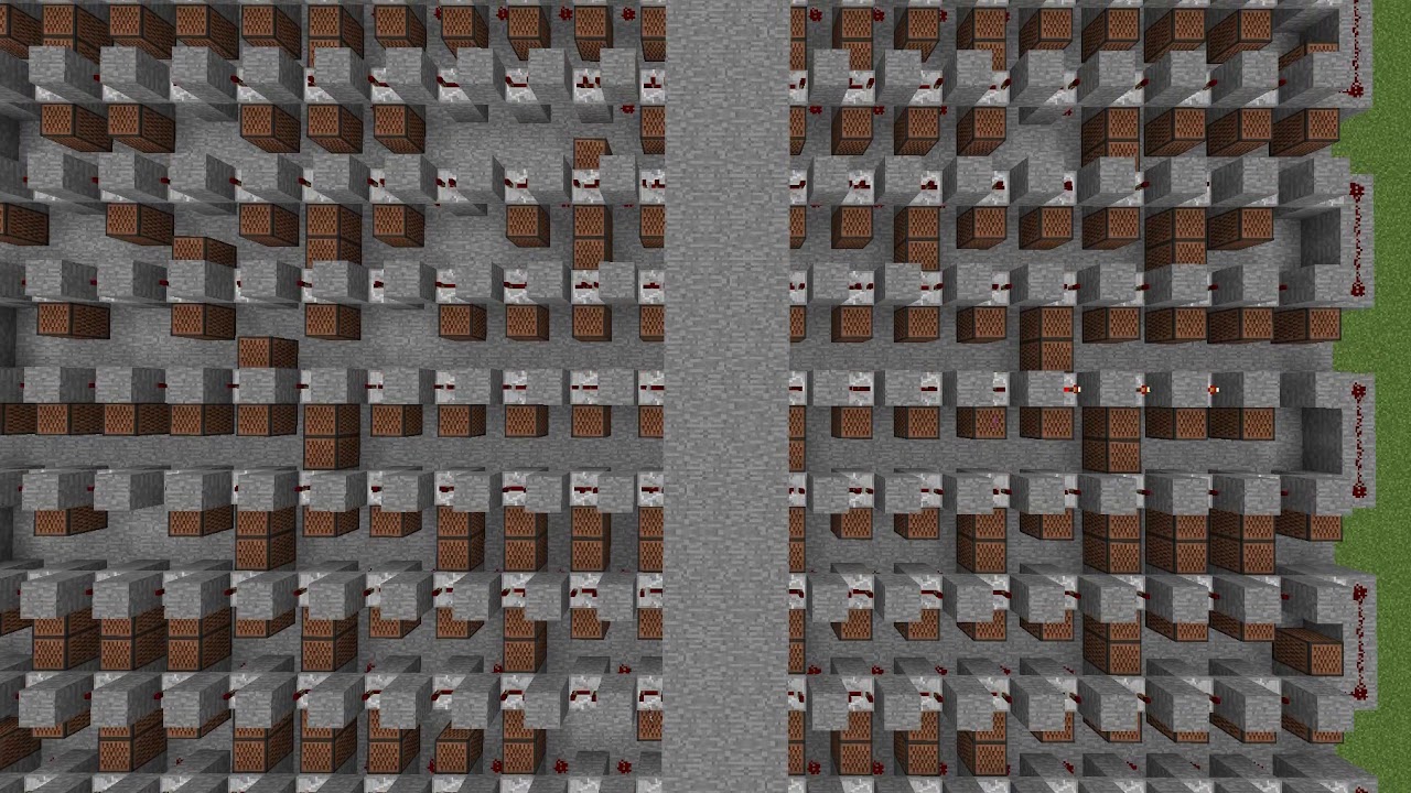 Minecraft 紅石音樂 打上花火 Youtube Minecraft 紅石音樂 打上花火 Youtube