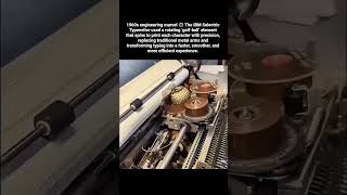 The Typewriter That Changed Typing Forever ⚙️ #spacefacts #universe #facts #space #ibm #shorts #yt
