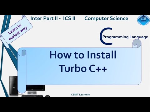 How To Install Turbo C++ on Computer Laptop Windows 7 ,8,10 - YouTube