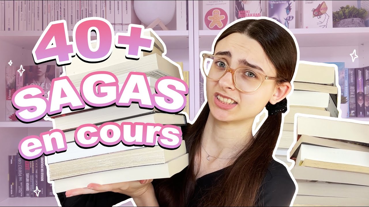 TOUTES MES SAGAS EN COURS | 43 séries que je dois continuer (j’ai un problème)