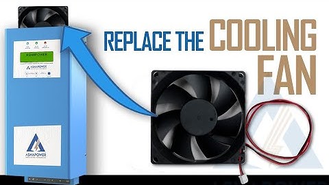 Ashapower Solar MPPT Cooling Fan Replacement Guide