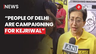 AAP Organizes 'Walk for Kejriwal' In Solidarity With Arrested Delhi CM Arvind Kejriwal | Delhi News