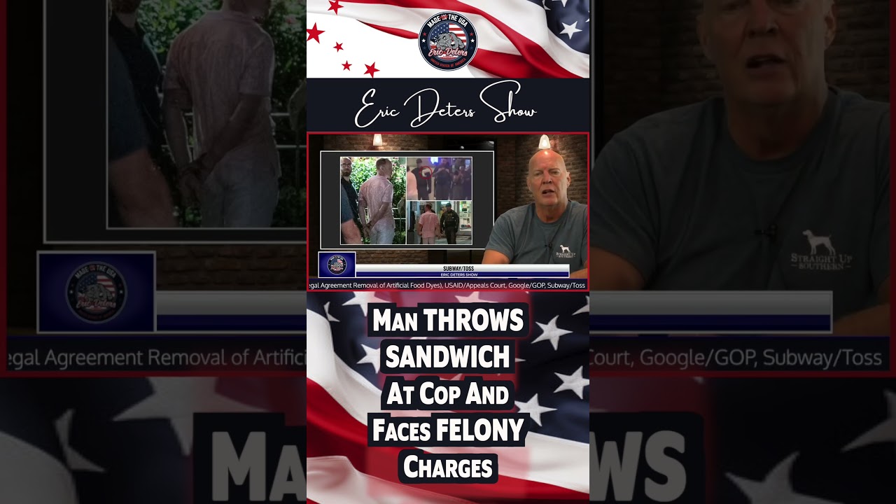 Man THROWS SANDWICH At Cop And Faces FELONY Charges 