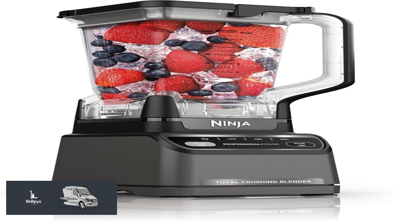 Ninja BR201AMZ Professional Blender 2.0 1200 Watts Auto iQ Program Total Crushing Blades