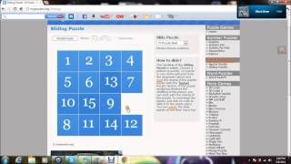 4x4 slide puzzle challenge