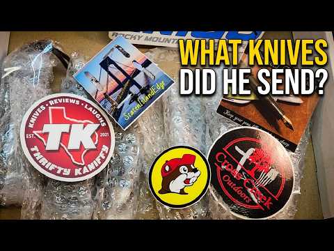 John Sent Me A Box of Knives! You Won't Believe What's Inside!