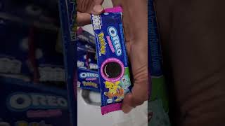 OREO SATISFYING WITH STICKER #shortsfeed #viral #satisfying #youtubeshorts #shortsviral #yummy