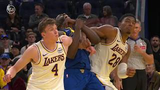 Draymond Green pulls down Dalton Knecht & Rui Hachimura on Christmas, assessed foul | NBA on ESPN