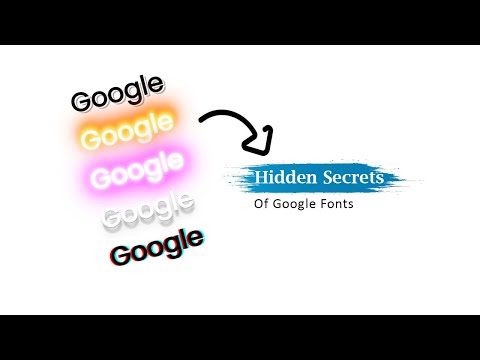 Google Font Effect for Website _ Html and CSS ( Bangla Tutorial )