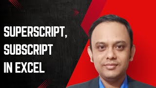 SUPER SCRIPT, SUB SCRIPT, STRIKE THROUGH || Excel for beginners level