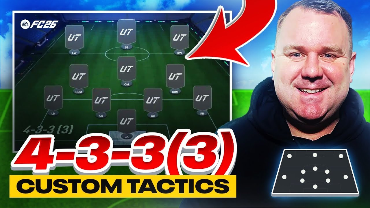 FC26 - ЛУЧШИЕ 433 (3) ПОЛЬЗОВАТЕЛЬСКИЕ ТАКТИКИ И РОЛИ ИГРОКОВ!!