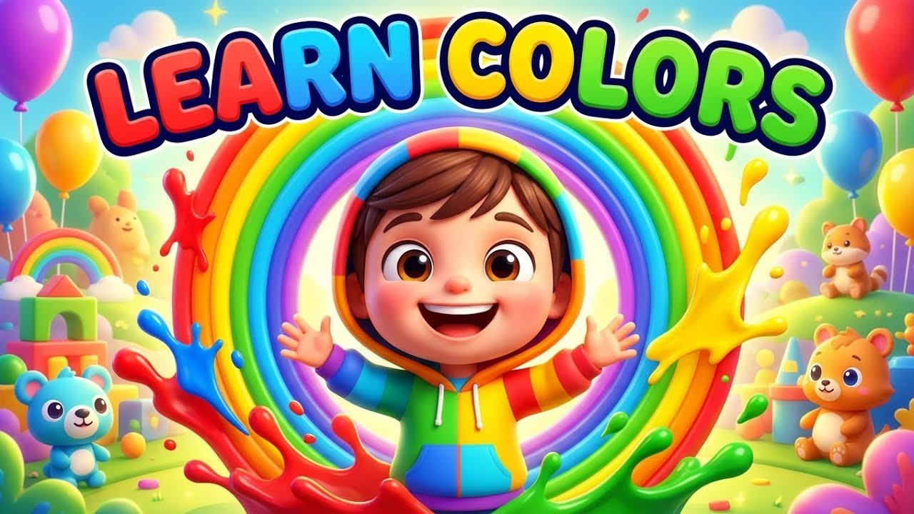 Colors Song for Kids 🌈 | Learn Colors with Fun | Color Rhymes for ...