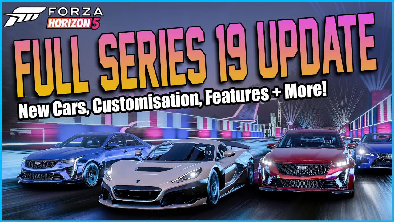 Forza Horizon 5 Series 19 Updates Include Four New Cars, Launch