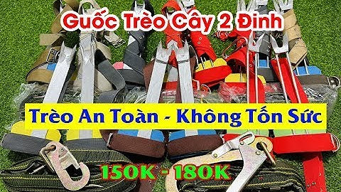 Giới Thiệu Các Mẫu Guốc Trèo Cây 2 Đinh Mới 2024 - Dụng Cụ Trèo Cây Đa Năng / Dây Đai An Toàn 150K