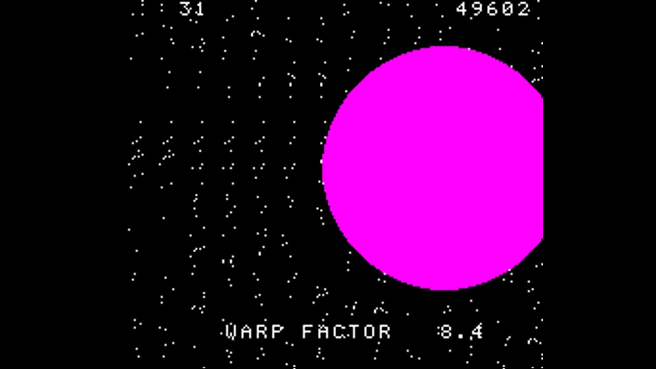 Game of the day 3270 Warp Speed (prototype) (ウォープ・スピード) Meadows Games, Inc. 1979(?)