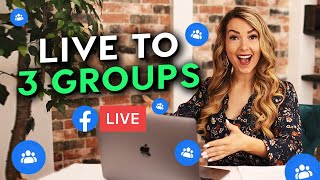 How To Go Live In Multiple Groups On Facebook