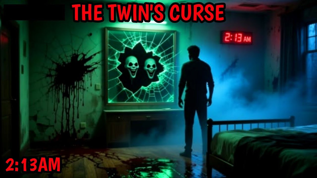 He Looked Into the Mirror… Twins Were Waiting 😨 | Horror Animation