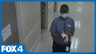 Police working to identify man stealing from North Texas hospital workers by impersonating them