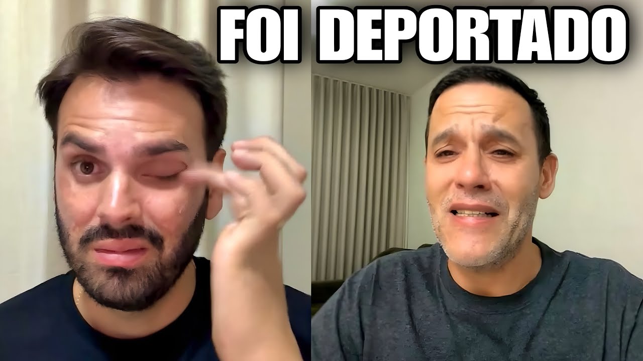 CHEGOU NO BRASIL DEPORTADO DEPOIS DE FICAR 6 MESES PRESO NOS EUA 