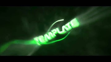 Free Green sync Intro template C4D, AE