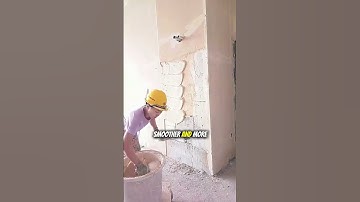 "Satisfying Wall Plastering with Automatic Plastering Machine | Smooth Cement Rendering Like a Pro!"