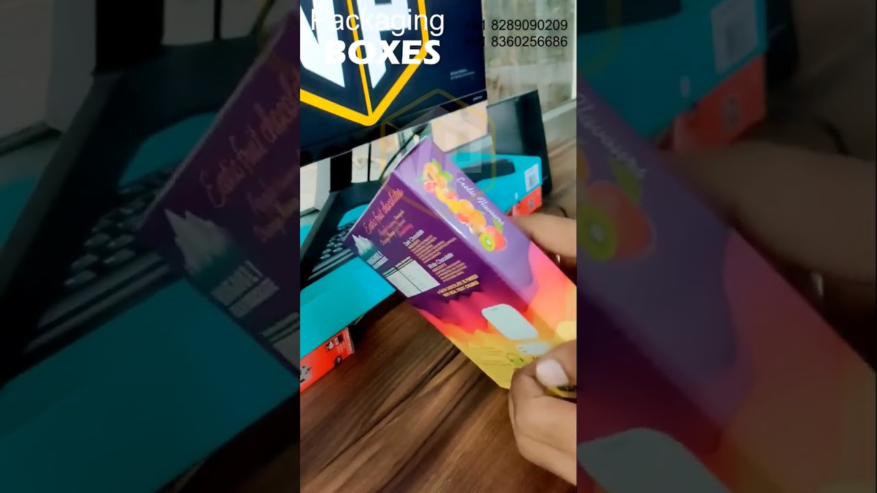 Chocolate packaging box 