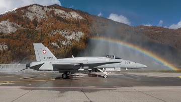 Meiringen Air Base F/A-18 “Hornet” – Start-up, Taxi & Takeoff｜2025 Visitors’ Day
