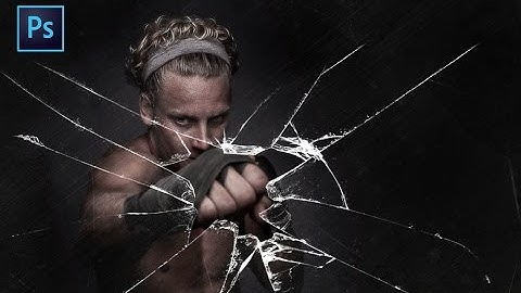 photoshop tutorial : Broken Glass Effect