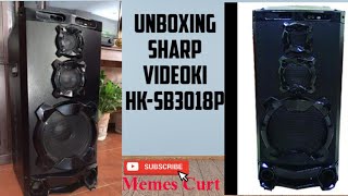 Unboxing Sharp Karaoke Bluetooth Speaker Videoki Katas Ng Ofw