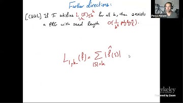 Advances in Boolean Function Analysis — Pseudorandom Generators from Polarizing Random Walks - 2