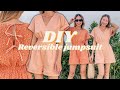 DIY REVERSIBLE JUMPSUIT | Vacation wardrobe (Ep 3)| Step by step sewing tutorial