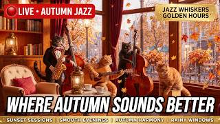 SOFT AUTUMN JAZZ FOR UNWINDING | GOLDEN TERRACE EVENING | RELAXING SMOOTH JAZZ FOR NIGHTS