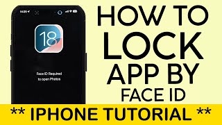 How to Lock App on iPhone Using Face ID iOS 18 | NEW iOS 18 LOCKING FEATURE!! 2024 screenshot 4