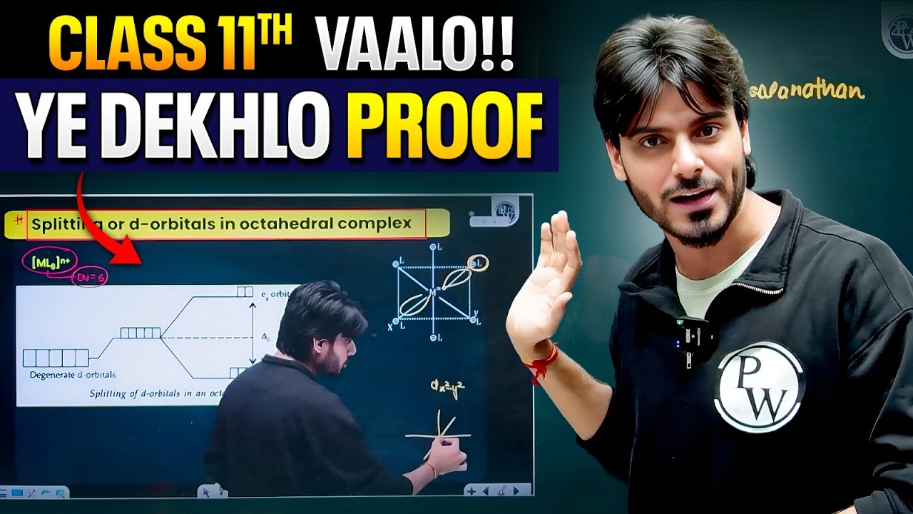 CLASS 11th !! - Ye Dekhlo Proof 🔥 | Same Questios in Class 12 Chemistry Exam | Aakash sir