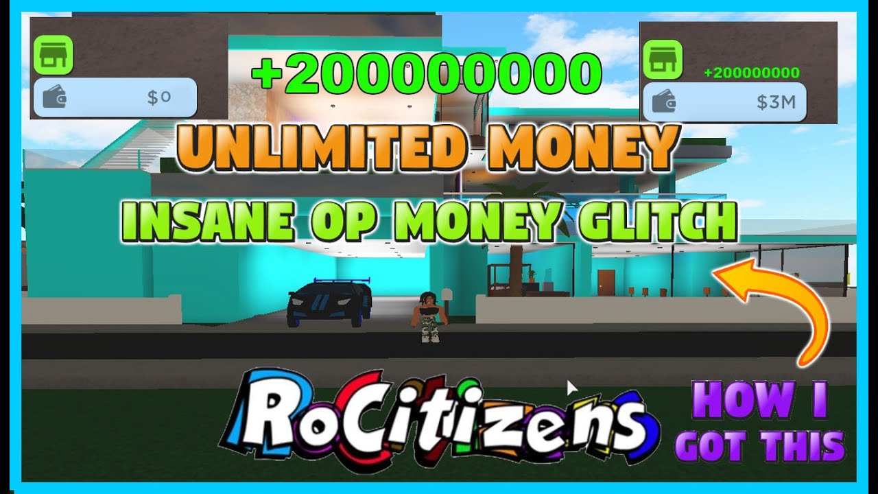 Insane Rocitizens Money Glitch Unlimited Money Working 2020 - roanoke va roblox money glitch