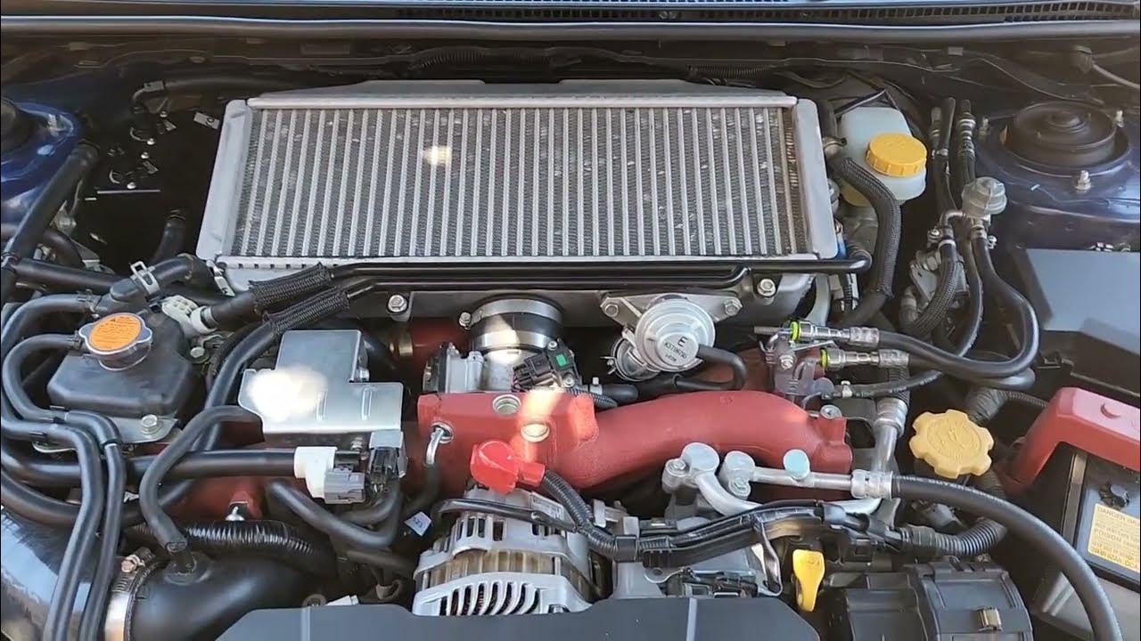 Radium Dual Oil Catch Can Install 2019 STI EJ257 harder than I expected in vlog 048 YouTube