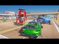 I Tested Cars Against Roller Coaster Bridge in BEAMNG Drive